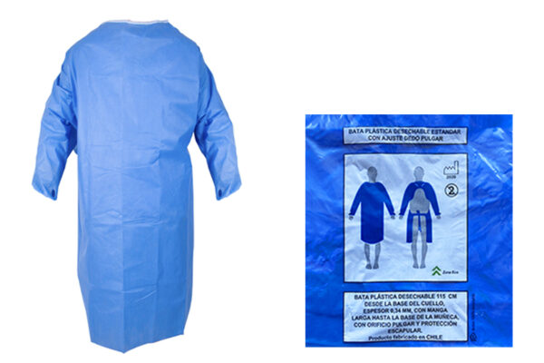 Pechera o Bata plástica desechable